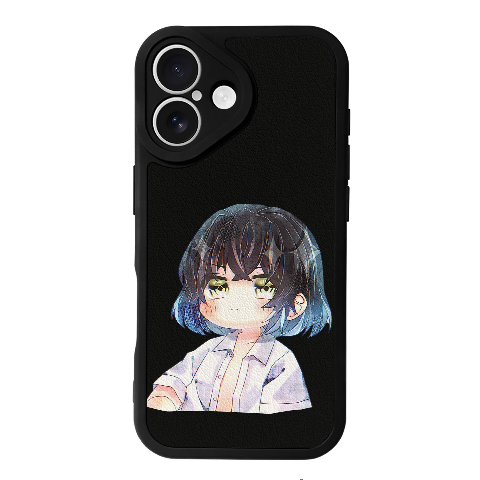 （画像用） 鬼滅の刃（きめつのやいば）嘴平 伊之助／はしびら いのすけ Hashibira Inosuke 【iPhone 16シリーズ対応】シリコンスマホケース（レザー調） 材質：シリコン